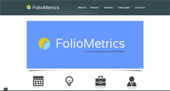 Desktop Screenshot of foliometrics.co.uk